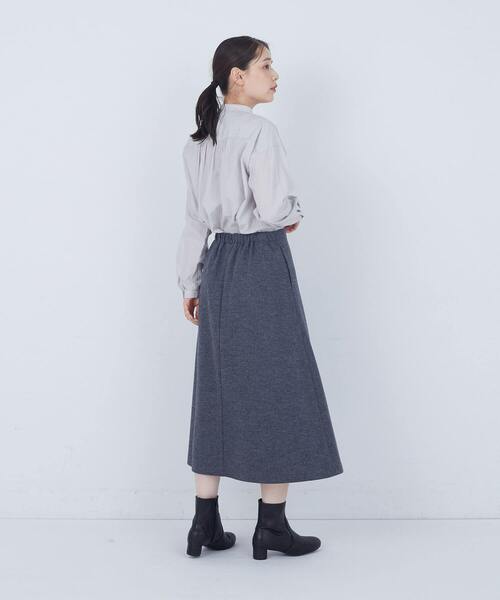 ADIEU TRISTESSE(アデュートリステス)の「◆ウールミルドスカート(スカート・レディース・チェック/チャコールグレー/ワイン・38)」の13枚目の写真