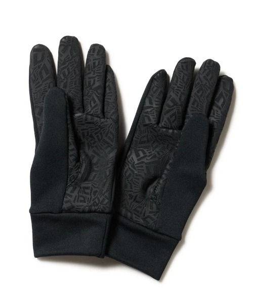 NEW ERA(ニューエラ)の「NEW ERA/ニューエラ 手袋 イータッチ フリース ウォーマーグローブ 防寒 ブラック 14675879/14675881(手袋・メンズ・ブラック×ホワイト/ブラック×ブラック・L/M)」の7枚目の写真