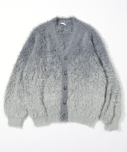 Firsthand（ファーストハンド）の「Firsthand/ファーストハンド オーバーサイズ フェザーヤーン グラデーション ニット カーディガン（カーディガン/ボレロ・メンズ・ブラウン/グレー/ブラック・L/M）」の2枚目の写真