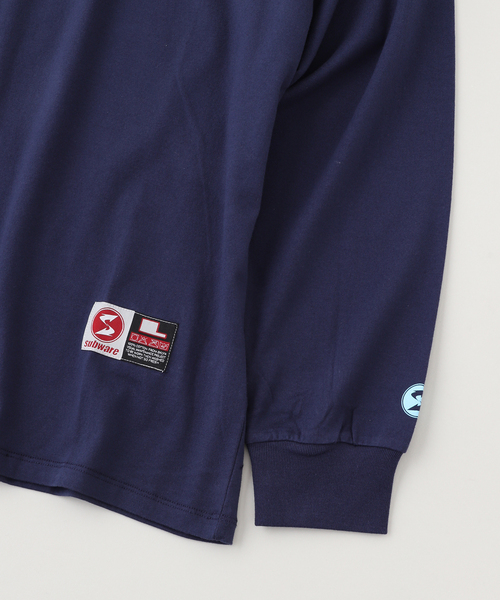 SUBWARE（サブウェア）の「SUBWARE / サブウェア FAT CAP FILL L/S TEE（Tシャツ/カットソー・メンズ・ネイビー・MEDIUM/LARGE）」の3枚目の写真