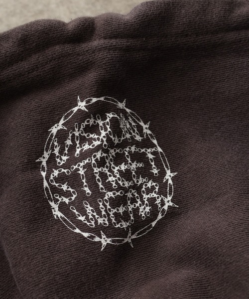 VISION STREET WEAR（ヴィジョンストリートウェア）の「【VISION STREET WEAR/ヴィジョンストリートウェア】 裏毛 プリントロゴ ビッグシルエット クルーネック スウェット フルジップ パーカー（パーカー・メンズ・ブラック/ネイビー/ワイン・L/LL/M）」の14枚目の写真