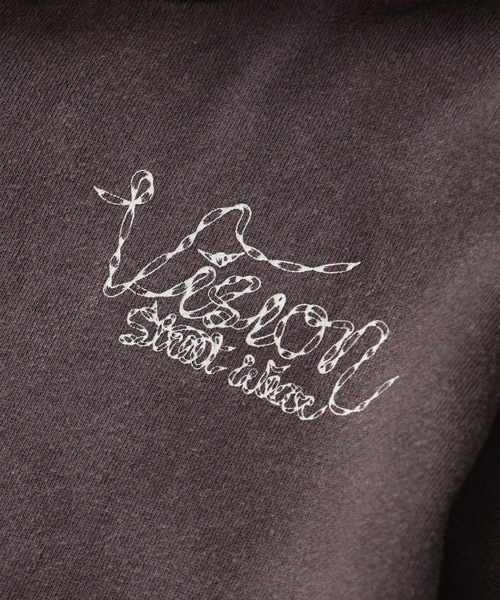 VISION STREET WEAR（ヴィジョンストリートウェア）の「【VISION STREET WEAR/ヴィジョンストリートウェア】 裏毛 プリントロゴ ビッグシルエット クルーネック スウェット フルジップ パーカー（パーカー・メンズ・ブラック/ネイビー/ワイン・L/LL/M）」の15枚目の写真