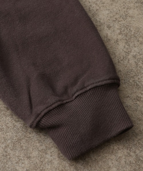 VISION STREET WEAR（ヴィジョンストリートウェア）の「【VISION STREET WEAR/ヴィジョンストリートウェア】 裏毛 プリントロゴ ビッグシルエット クルーネック スウェット フルジップ パーカー（パーカー・メンズ・ブラック/ネイビー/ワイン・L/LL/M）」の17枚目の写真