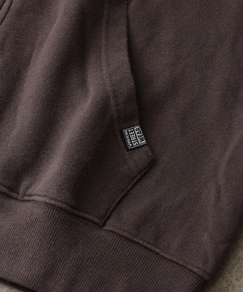 VISION STREET WEAR（ヴィジョンストリートウェア）の「【VISION STREET WEAR/ヴィジョンストリートウェア】 裏毛 プリントロゴ ビッグシルエット クルーネック スウェット フルジップ パーカー（パーカー・メンズ・ブラック/ネイビー/ワイン・L/LL/M）」の18枚目の写真