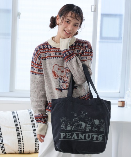 セール】PEANUTS ピグメントトートバッグ（トートバッグ）｜PEANUTS 