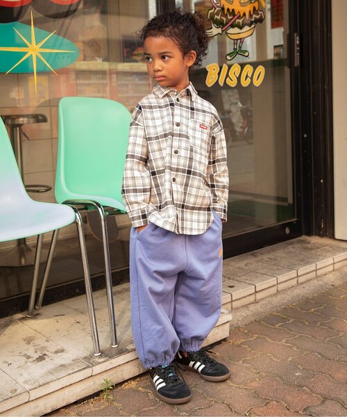 BREEZE（ブリーズ）の「【ジュニア対応】B NEWJACK チェックシャツ（シャツ/ブラウス・キッズ・ブルー/ブラック/イエロー/レッド・90/100/110/120/130/140/150）」の5枚目の写真