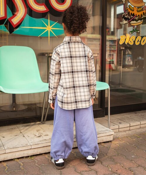 BREEZE（ブリーズ）の「【ジュニア対応】B NEWJACK チェックシャツ（シャツ/ブラウス・キッズ・ブルー/ブラック/イエロー/レッド・90/100/110/120/130/140/150）」の6枚目の写真