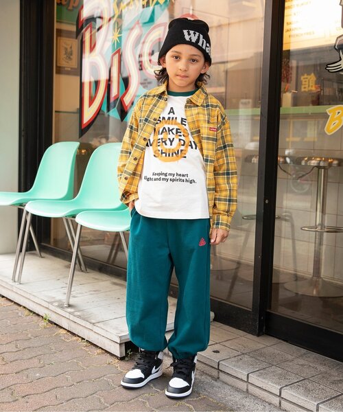 BREEZE（ブリーズ）の「【ジュニア対応】B NEWJACK チェックシャツ（シャツ/ブラウス・キッズ・ブルー/ブラック/イエロー/レッド・90/100/110/120/130/140/150）」の13枚目の写真