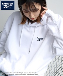 【Reebok/リーボック】裏起毛 ワンポイント刺繍ロゴ スウェット プルオーバーパーカー