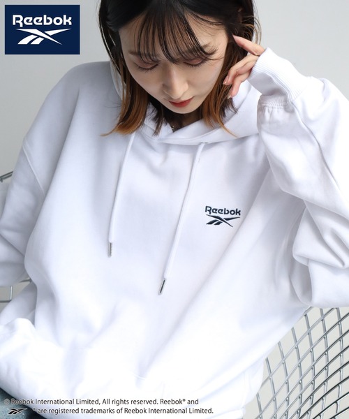 セール】【Reebok/リーボック】裏起毛 ワンポイント刺繍ロゴ