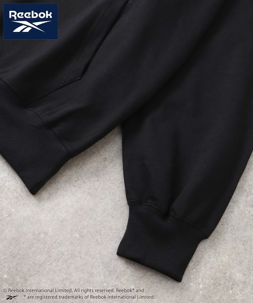 Reebok（リーボック）の「【Reebok/リーボック】裏起毛 ワンポイント刺繍ロゴ スウェット プルオーバーパーカー（パーカー・メンズ・ブラック/グレイッシュベージュ/ホワイト/ネイビー・M/L/LL）」の21枚目の写真