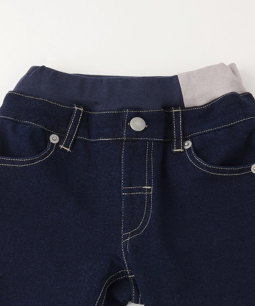sense of wonder(センスオブワンダー)の「ニッドデニムストレートパンツ(デニムパンツ・キッズ・ネイビー・80cm/90cm/100cm/110cm/120cm/130cm)」の3枚目の写真