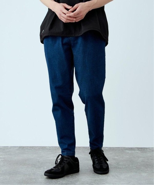 B.C STOCK(ベーセーストック)の「デニム テイクイットイージー ストレッチテーパードパンツ(デニムパンツ・メンズ・ダークブルー/グレー/ブラック/ブルー・LARGE/MEDIUM/SMALL)」の4枚目の写真