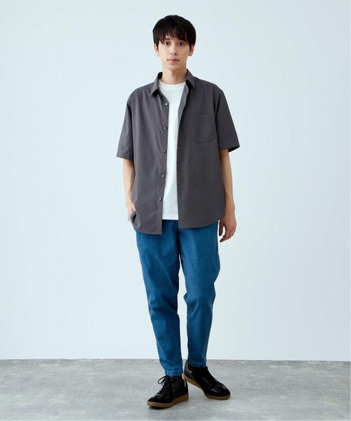 B.C STOCK(ベーセーストック)の「デニム テイクイットイージー ストレッチテーパードパンツ(デニムパンツ・メンズ・ダークブルー/グレー/ブラック/ブルー・LARGE/MEDIUM/SMALL)」の17枚目の写真