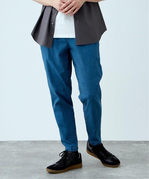 B.C STOCK(ベーセーストック)の「デニム テイクイットイージー ストレッチテーパードパンツ(デニムパンツ・メンズ・ダークブルー/グレー/ブラック/ブルー・LARGE/MEDIUM/SMALL)」の18枚目の写真