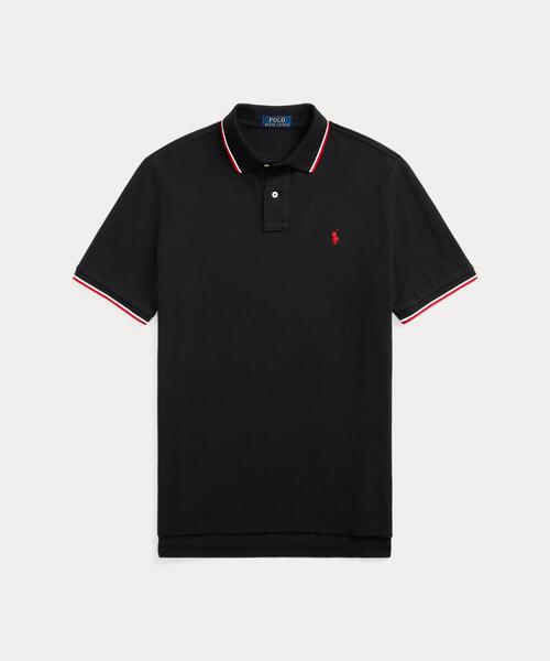 POLO RALPH LAUREN（ポロ ラルフ ローレン）の「クラシック フィット メッシュ ポロシャツ（ポロシャツ・メンズ・ブラック系1・L/M/S/XS）」の2枚目の写真