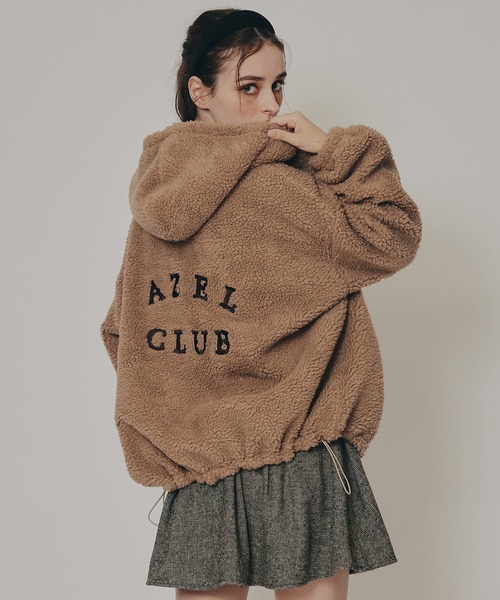 REDYAZEL（レディアゼル）の「AZELCLUBボアパーカー（その他アウター・レディース・オフホワイト/ブラック/ブラウン・FREE）」の12枚目の写真