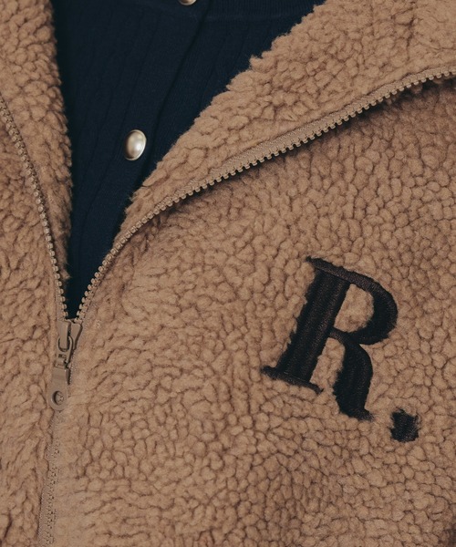 REDYAZEL（レディアゼル）の「AZELCLUBボアパーカー（その他アウター・レディース・オフホワイト/ブラック/ブラウン・FREE）」の13枚目の写真