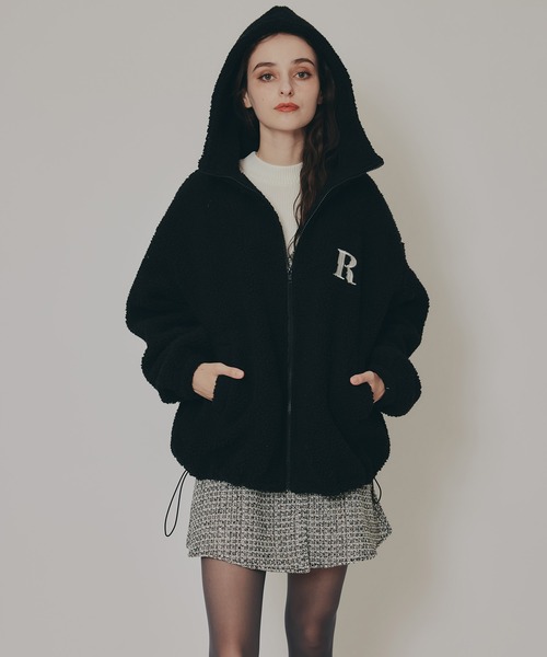 REDYAZEL（レディアゼル）の「AZELCLUBボアパーカー（その他アウター・レディース・オフホワイト/ブラック/ブラウン・FREE）」の19枚目の写真