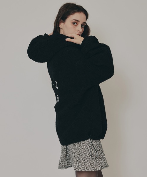 REDYAZEL（レディアゼル）の「AZELCLUBボアパーカー（その他アウター・レディース・オフホワイト/ブラック/ブラウン・FREE）」の20枚目の写真