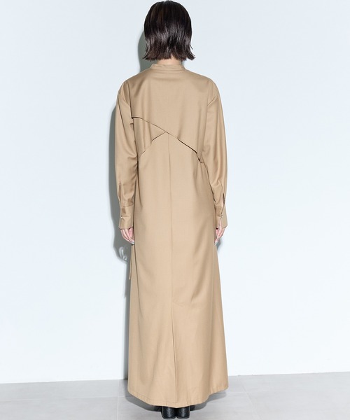 MURRAL/ミューラル】Cape belt dress/ケープベルトドレス