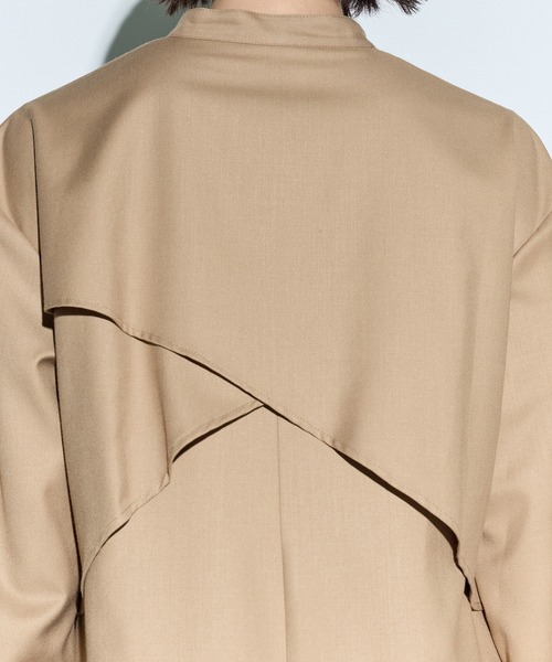 MURRAL（ミューラル）の「【MURRAL/ミューラル】Cape belt dress/ケープベルトドレス/ワンピース/秋服（ワンピース・レディース・ブラック/ベージュ・1）」の14枚目の写真