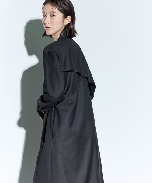 MURRAL（ミューラル）の「【MURRAL/ミューラル】Cape belt dress/ケープベルトドレス/ワンピース/秋服（ワンピース・レディース・ブラック/ベージュ・1）」の19枚目の写真