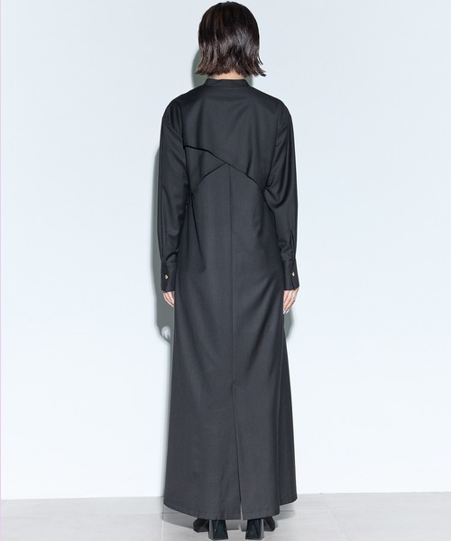 ミューラル×ユルク MURRAL HighRRand dress ワンピース MURRAL/ミューラル】Cape belt dress/ケープベルトドレス