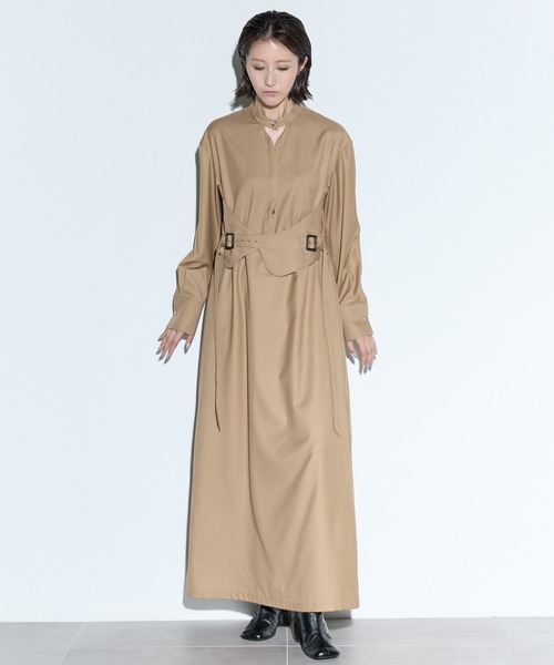 【MURRAL】flake velor dress&Pearl belt a73e0e62e46cd4b170eb8517a6b13d