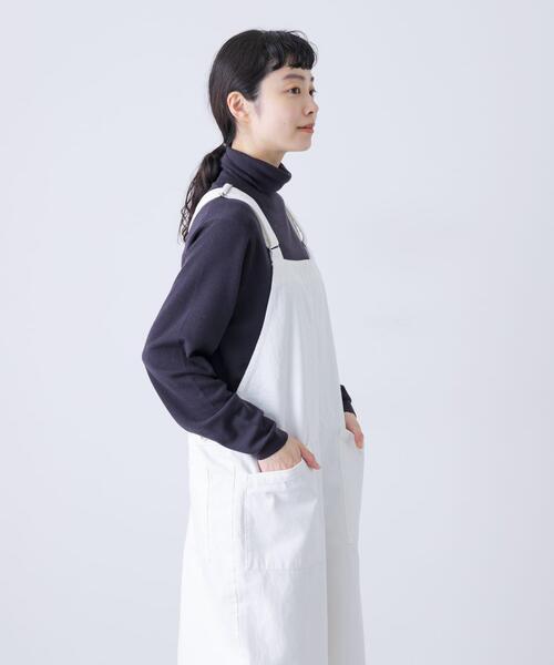 かぐれ（カグレ）の「ウールハイゲージタートルネック（ニット/セーター・レディース・チャコールグレー/アイボリー/ブラック・FREE）」の12枚目の写真