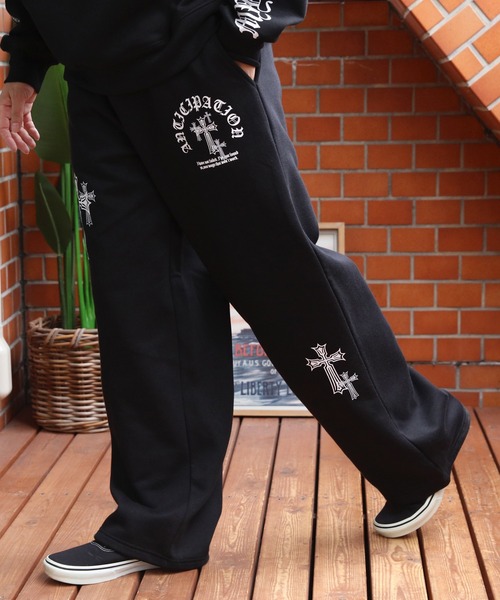 8(eight)(エイト)の「クロスプリントスウェットパンツ(スウェットパンツ・メンズ・ホワイト/ブラック/ブラック系その他・MEDIUM/LARGE)」の21枚目の写真