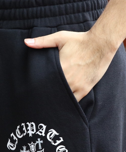 8(eight)(エイト)の「クロスプリントスウェットパンツ(スウェットパンツ・メンズ・ホワイト/ブラック/ブラック系その他・MEDIUM/LARGE)」の5枚目の写真