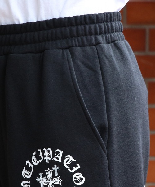 8(eight)(エイト)の「クロスプリントスウェットパンツ(スウェットパンツ・メンズ・ホワイト/ブラック/ブラック系その他・MEDIUM/LARGE)」の6枚目の写真