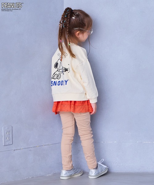 Life Support Products（ライフサポートプロダクツ）の「のびっとぬくっとレギンス（レギンス/スパッツ・キッズ・チャコール/グリーン系その他/ブルー系その他/ベージュ系その他/パープル系その他/レッド系その他/杢グレー/オレンジ系その他・70/80/90/95/100/110/120/130）」の16枚目の写真