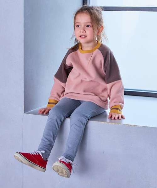 Life Support Products（ライフサポートプロダクツ）の「のびっとぬくっとレギンス（レギンス/スパッツ・キッズ・チャコール/グリーン系その他/ブルー系その他/ベージュ系その他/パープル系その他/レッド系その他/杢グレー/オレンジ系その他・70/80/90/95/100/110/120/130）」の11枚目の写真