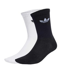 Kinetics（キネティクス）の「adidas Originals RUFFLE CREW SOCKS 2 PAIRS（アディダスオリジナルス フリル クルーソックス 2足組）（ソックス/靴下）」