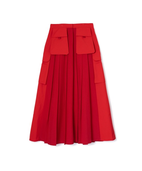 NON TOKYO(ノントーキョー)の「NON TOKYO/ノントーキョー/2WAYマルチポケットプリーツスカート(スカート・レディース・ブラック/グレー/レッド・1/2)」の18枚目の写真