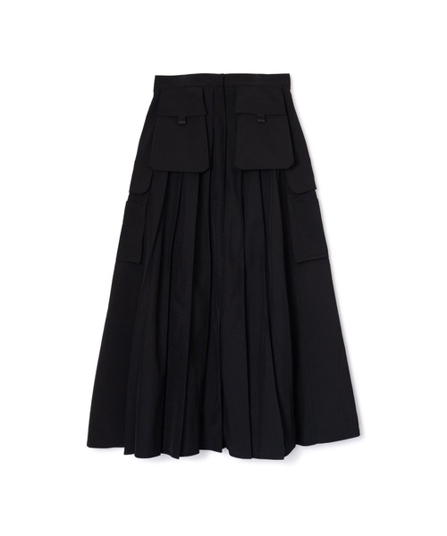 NON TOKYO(ノントーキョー)の「NON TOKYO/ノントーキョー/2WAYマルチポケットプリーツスカート(スカート・レディース・ブラック/グレー/レッド・1/2)」の4枚目の写真