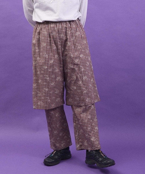 I am I in fact（アイアムアイインファクト）の「ANGEL CHECK pants