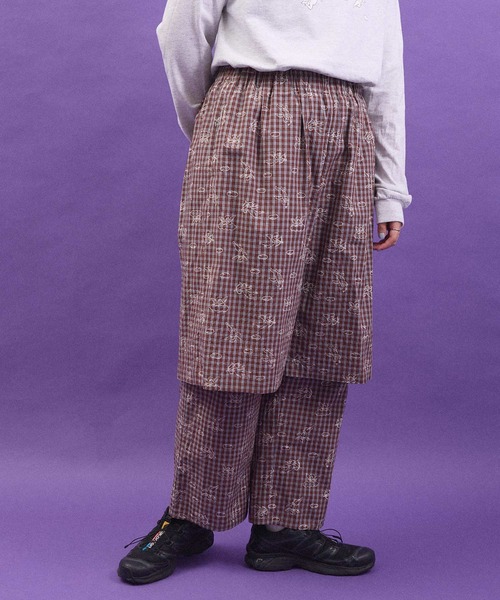 I am I in fact（アイアムアイインファクト）の「ANGEL CHECK pants