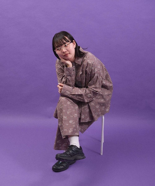 I am I in fact（アイアムアイインファクト）の「ANGEL CHECK pants