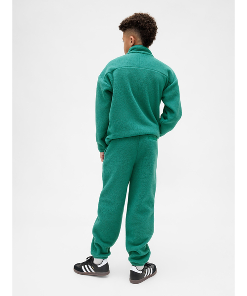 GAP(ギャップ)の「リラックスフィット ボアジョガーパンツ (キッズ)(スウェットパンツ・キッズ・グリーン/ブラック・160cm/150cm/140cm/130cm/120cm/110cm)」の6枚目の写真