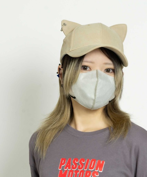 ピアッシング猫耳キャップ（キャップ）｜SVEC（シュベック）の