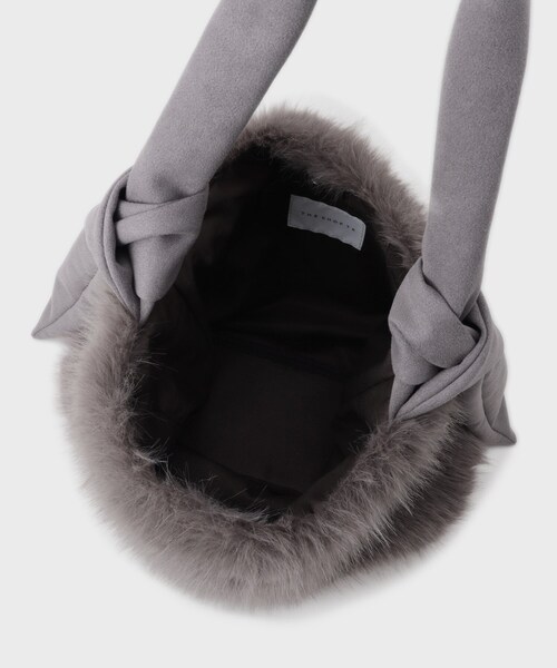 THE SHOP TK （ザ ショップ ティーケー ）の「フェイクファートート（トートバッグ・レディース・スミクロ/ベージュ・00）」の12枚目の写真