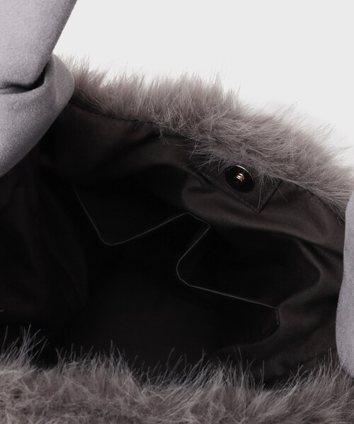 THE SHOP TK （ザ ショップ ティーケー ）の「フェイクファートート（トートバッグ・レディース・スミクロ/ベージュ・00）」の16枚目の写真