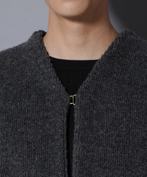 NANO universe（ナノユニバース）の「W/Acパイル オルタナティブベスト（ベスト・メンズ・チャコール/ベージュ・M/L）」の19枚目の写真