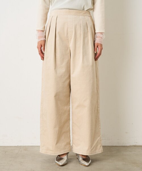 Jena espace merveilleux(ジェナ エスパスメルヴェイユ)の「コーデュロイスタッズパンツ(その他パンツ・レディース・アイボリー/チャコールグレー/ベージュ・FREE)」の12枚目の写真