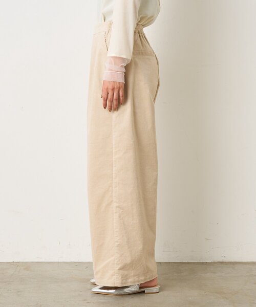 Jena espace merveilleux(ジェナ エスパスメルヴェイユ)の「コーデュロイスタッズパンツ(その他パンツ・レディース・アイボリー/チャコールグレー/ベージュ・FREE)」の13枚目の写真