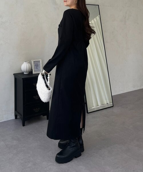 セール】フロントリボンビスチェドッキングワンピース（ワンピース