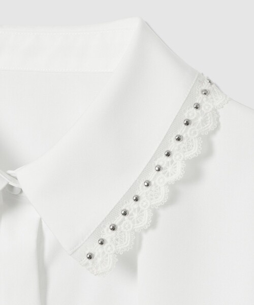 LOULOU WILLOUGHBY】レーストリミングシャツ（シャツ/ブラウス